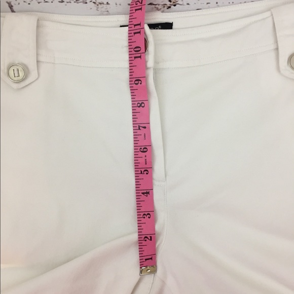 SANDRO Women White Capri size 14W - Picture 4 of 8